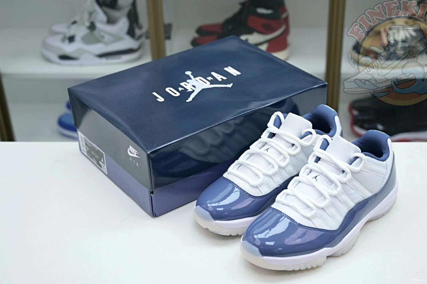 Jordan Low“Diffused Jordan Air 11 Blue” 1231